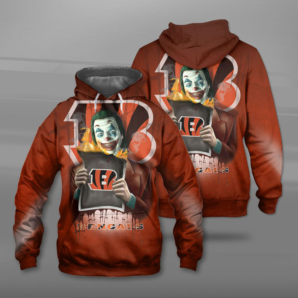 Cincinnati Bengals Hoodies Joker Hoodie For Sale