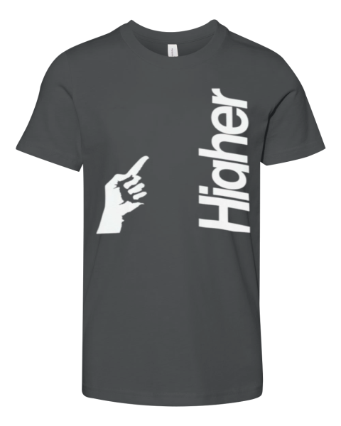 Asymmetric Call Higher Premium Youth T Shirt