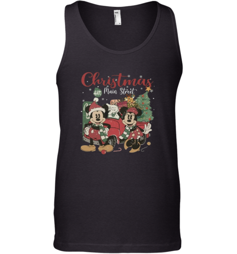 Disney Mickey And Mickey Minnie Christmas On Main Street Tank Top