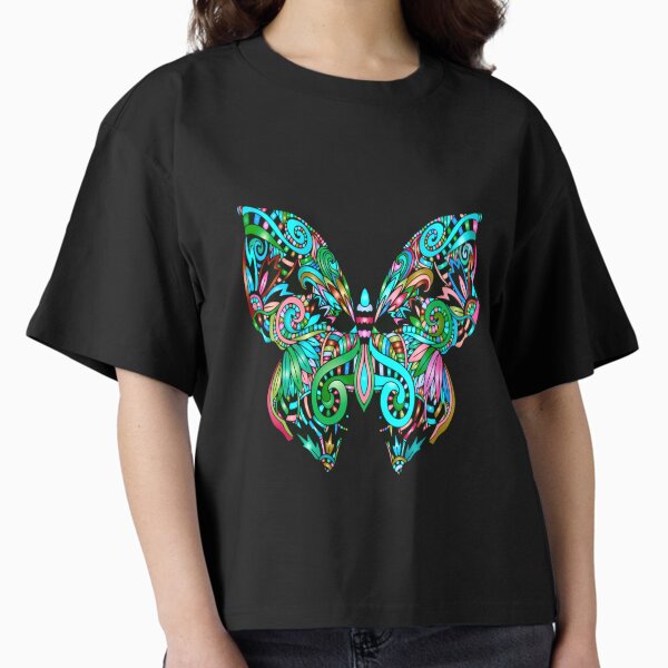 Butterfly Boho-Style Boxy T-Shirt for Sale by MyTshirtArt