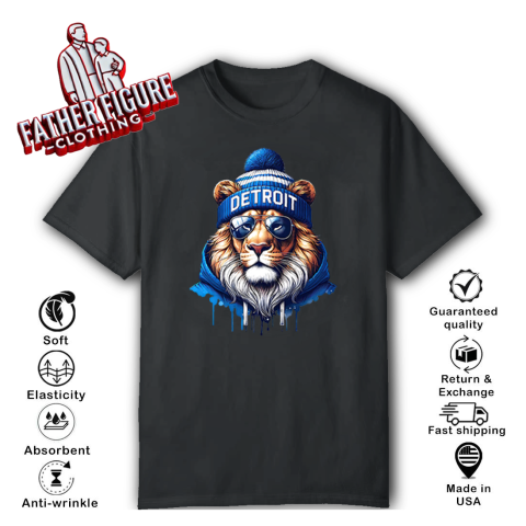 Cool Lions Detroit Football T Shirt