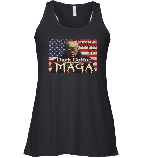 Dark Gothic Maga Trump We People 45 47 Racerback Tank