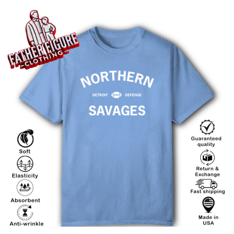 Dan Campbell Northern Savages Detroit Defense T Shirt