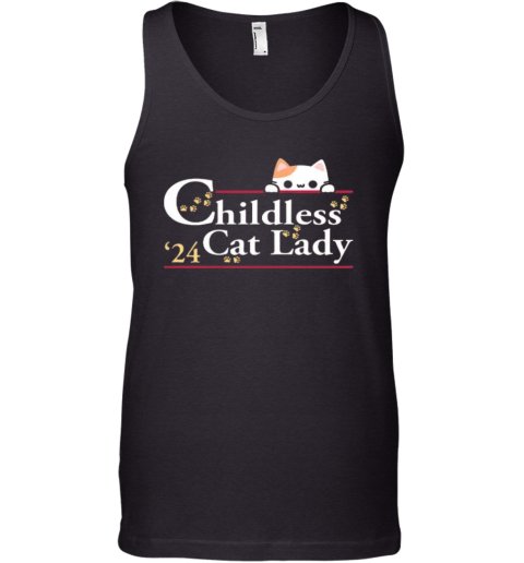 Childless Cat Lady For Kamala Harris 2024 Tank Top