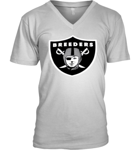 Breeders Dave Grohl Oakland Raiders Logo Tour V Neck T Shirt