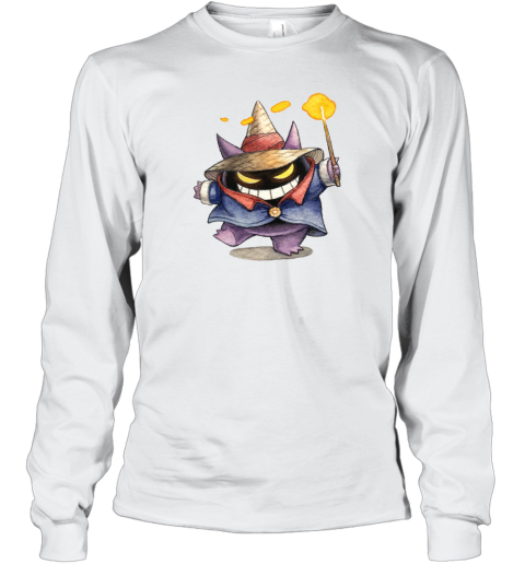Black Mage Gengar Long Sleeve T Shirt
