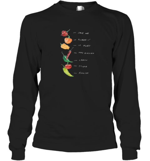 Chili Heat Level Long Sleeve T Shirt