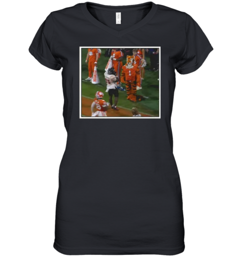 Clemson Tigers Loss To Louisville Cardinals Women039S V Neck T Shirt