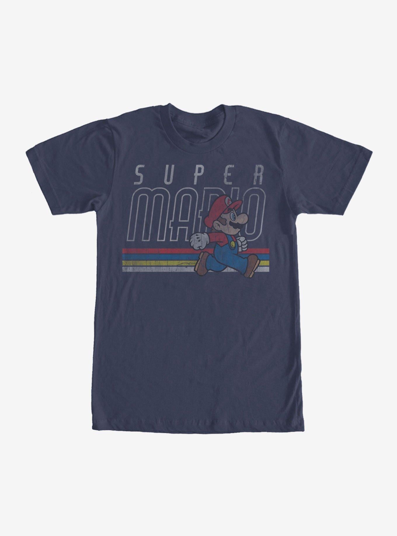 Nintendo Super Mario Classic Stripes T-Shirt