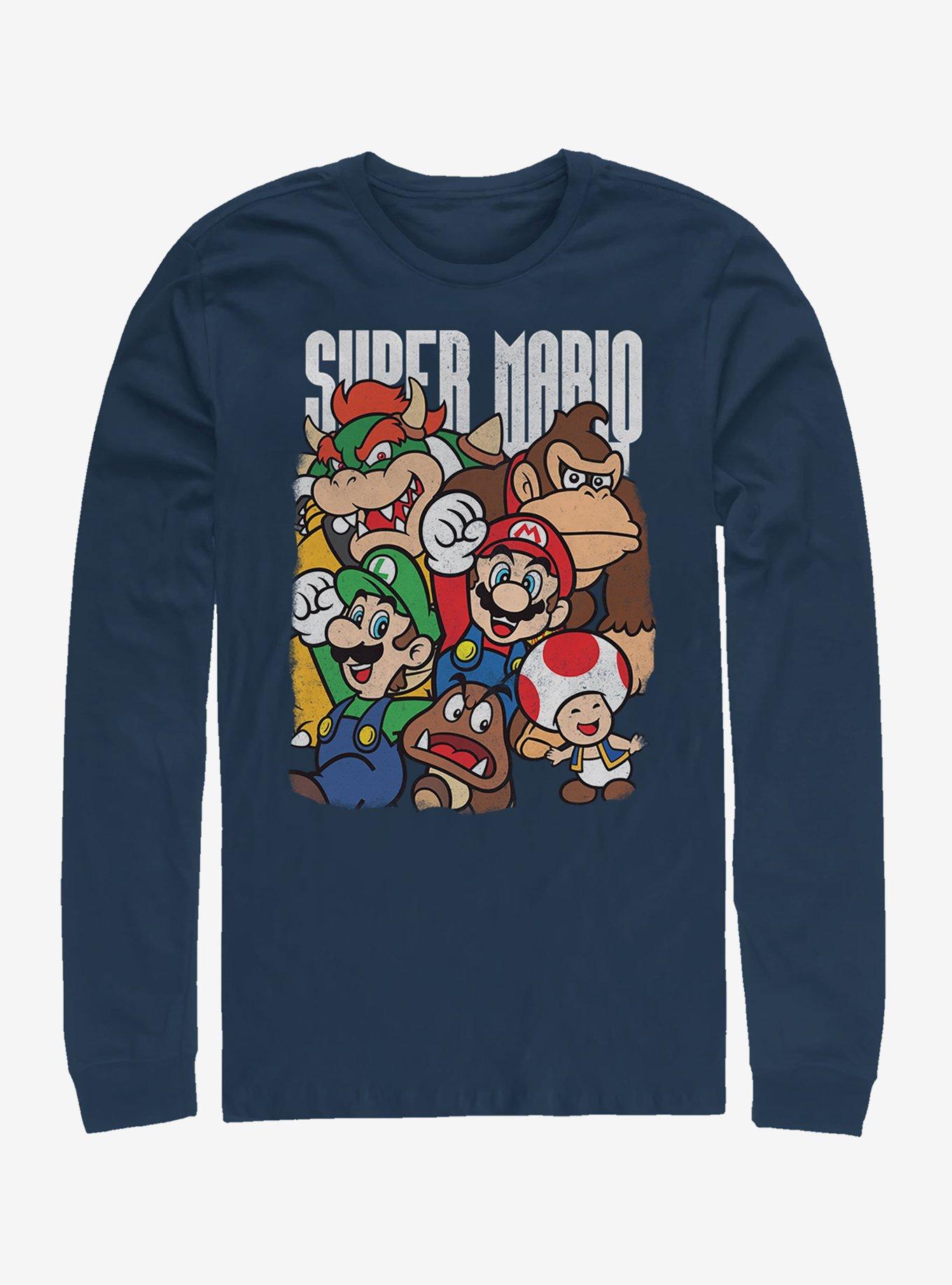 Super Mario Super Grouper Long-Sleeve T-Shirt