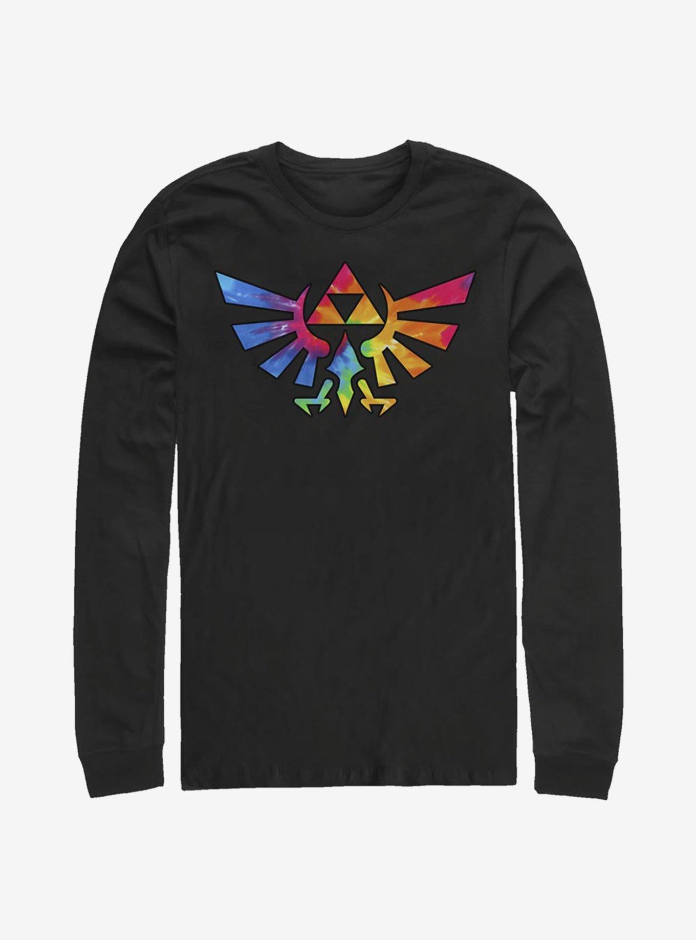 The Legend Of Zelda Groovy Crest Long-Sleeve T-Shirt