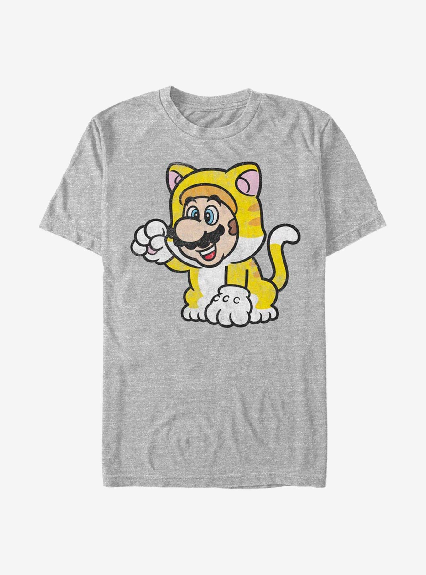 Super Mario Cat Mario Solo T-Shirt