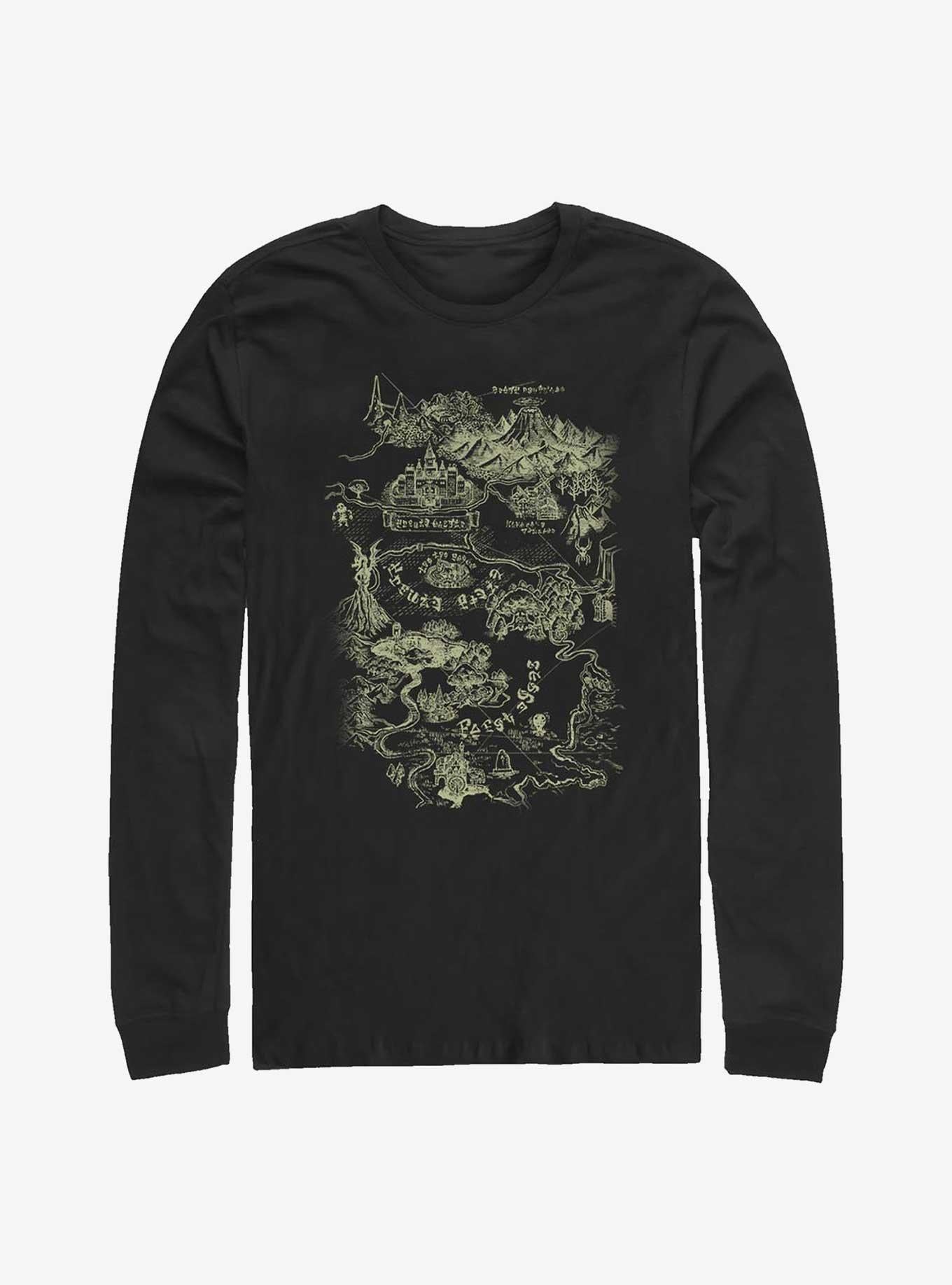 Nintendo Zelda The Hyrule Map Long-Sleeve T-Shirt