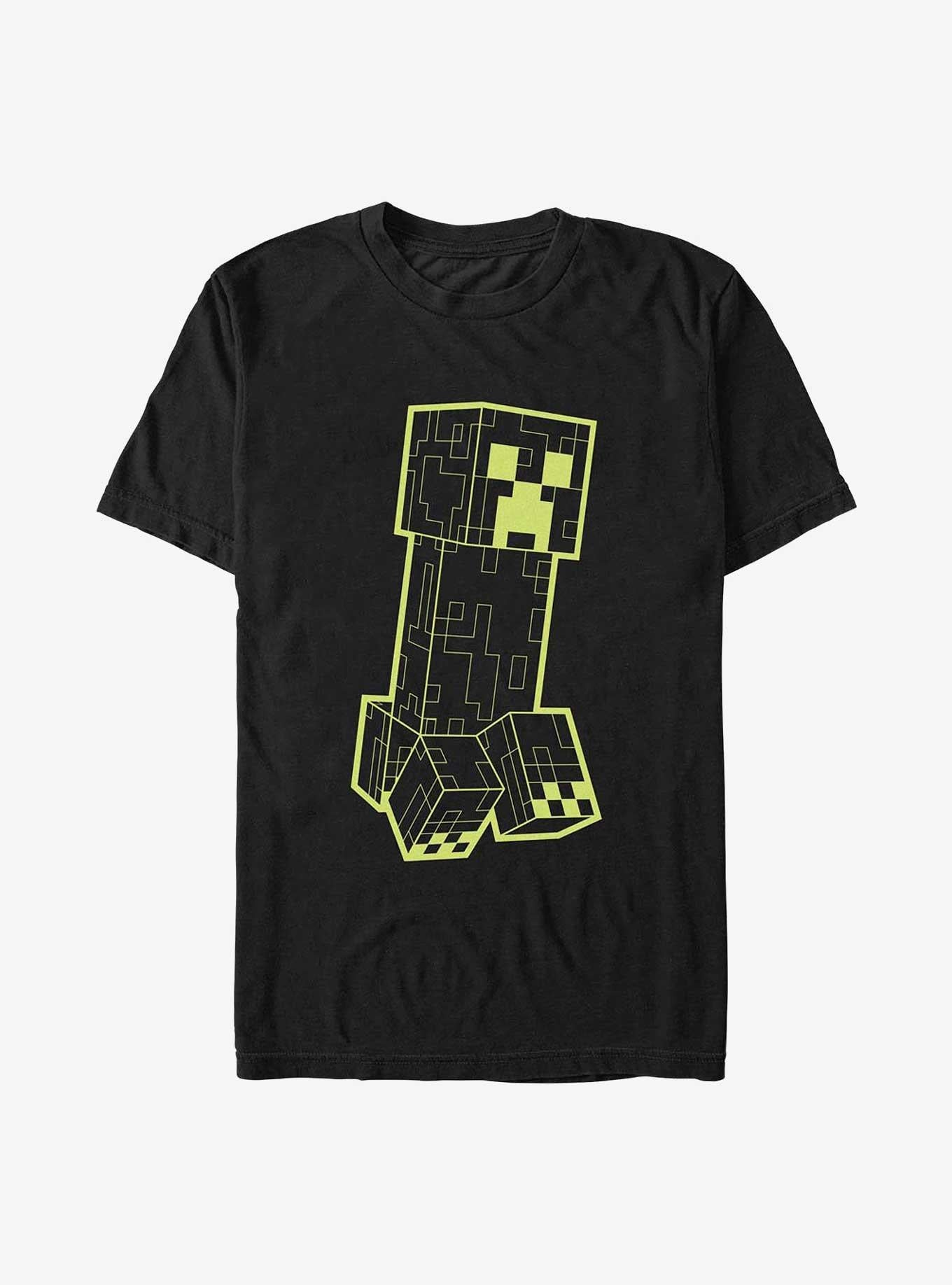 Minecraft Neon Creeper T-Shirt