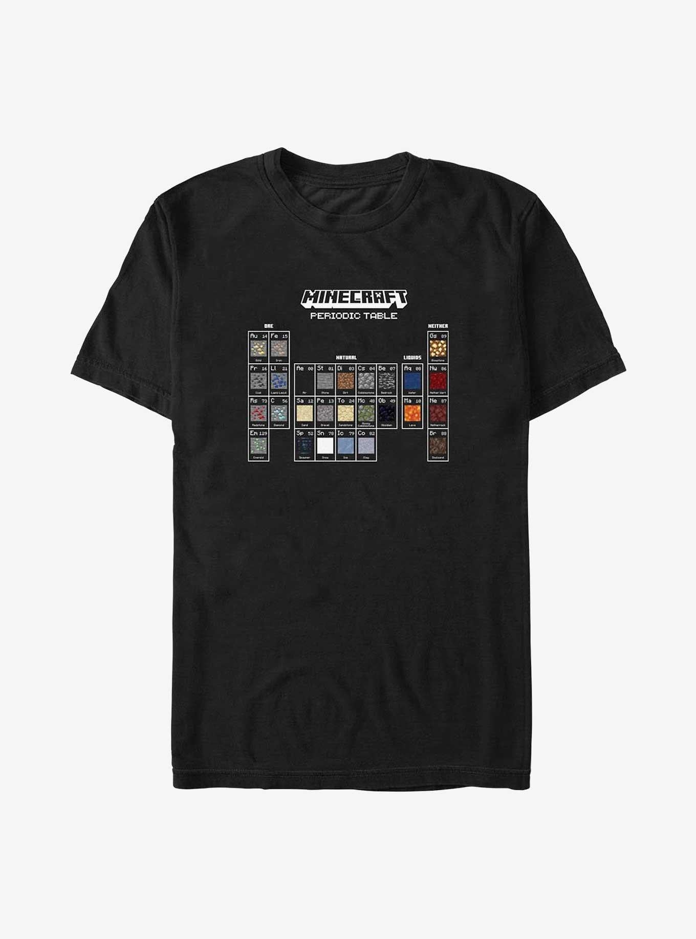 Minecraft Periodic Elements T-Shirt