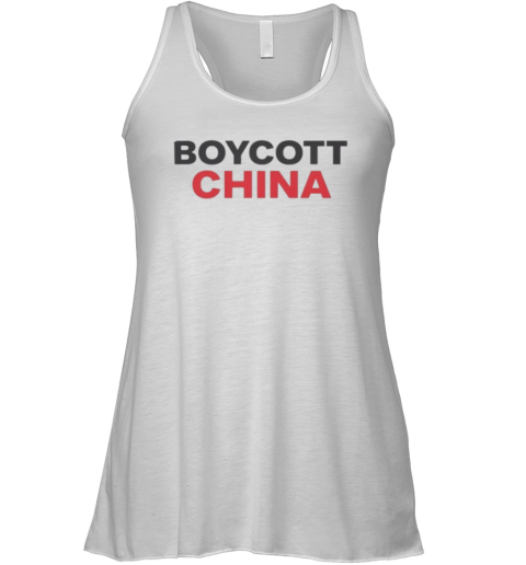 Boycott China Racerback Tank