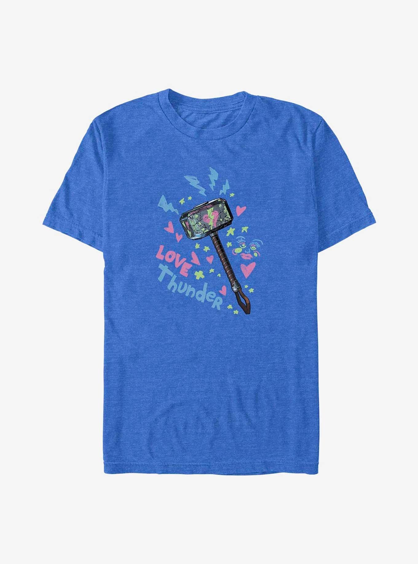 Marvel Thor: Love and Thunder Graffiti Hammer T-Shirt