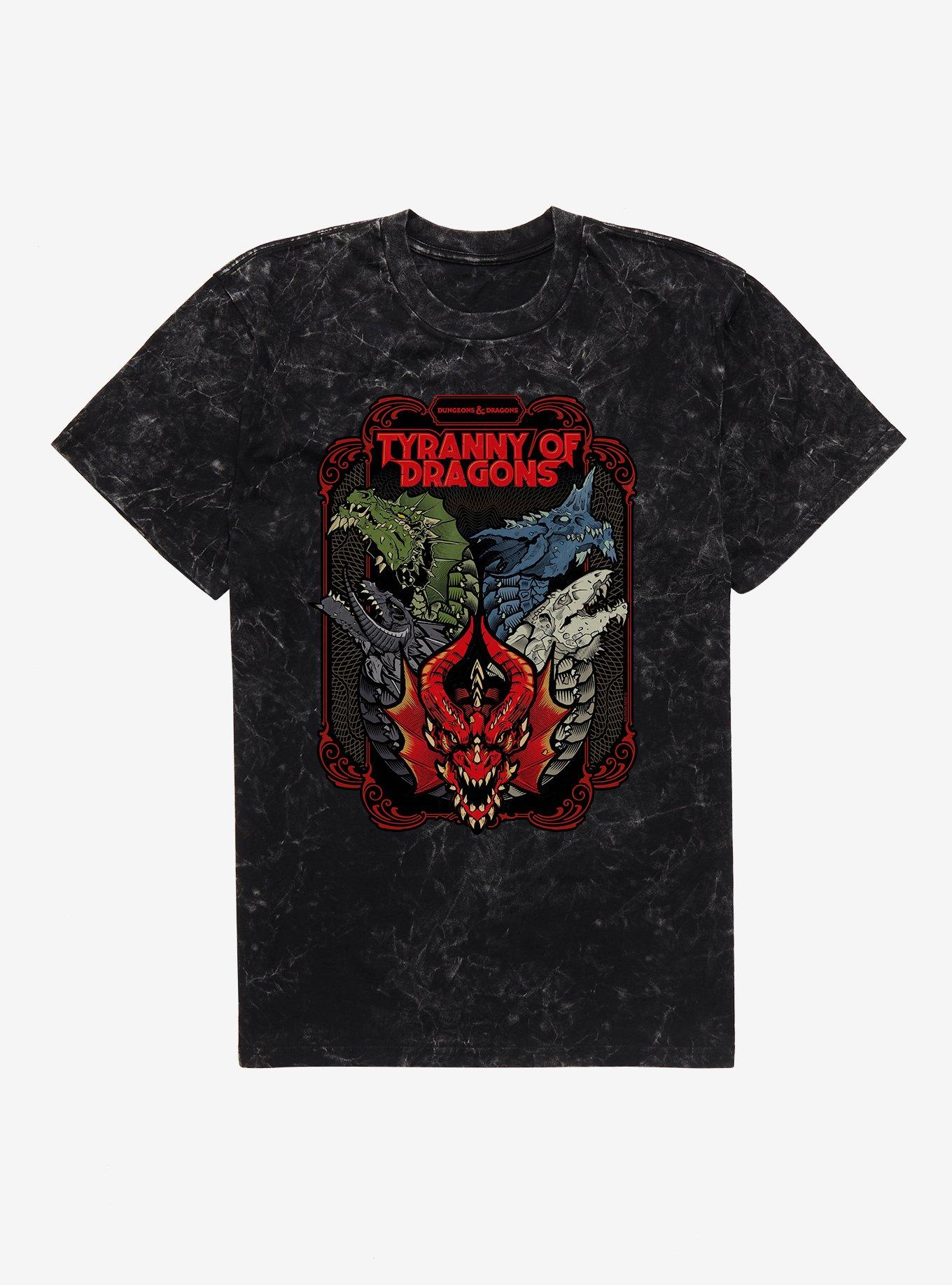 Dungeons & Dragons Tyranny Of Dragons Mineral Wash T-Shirt