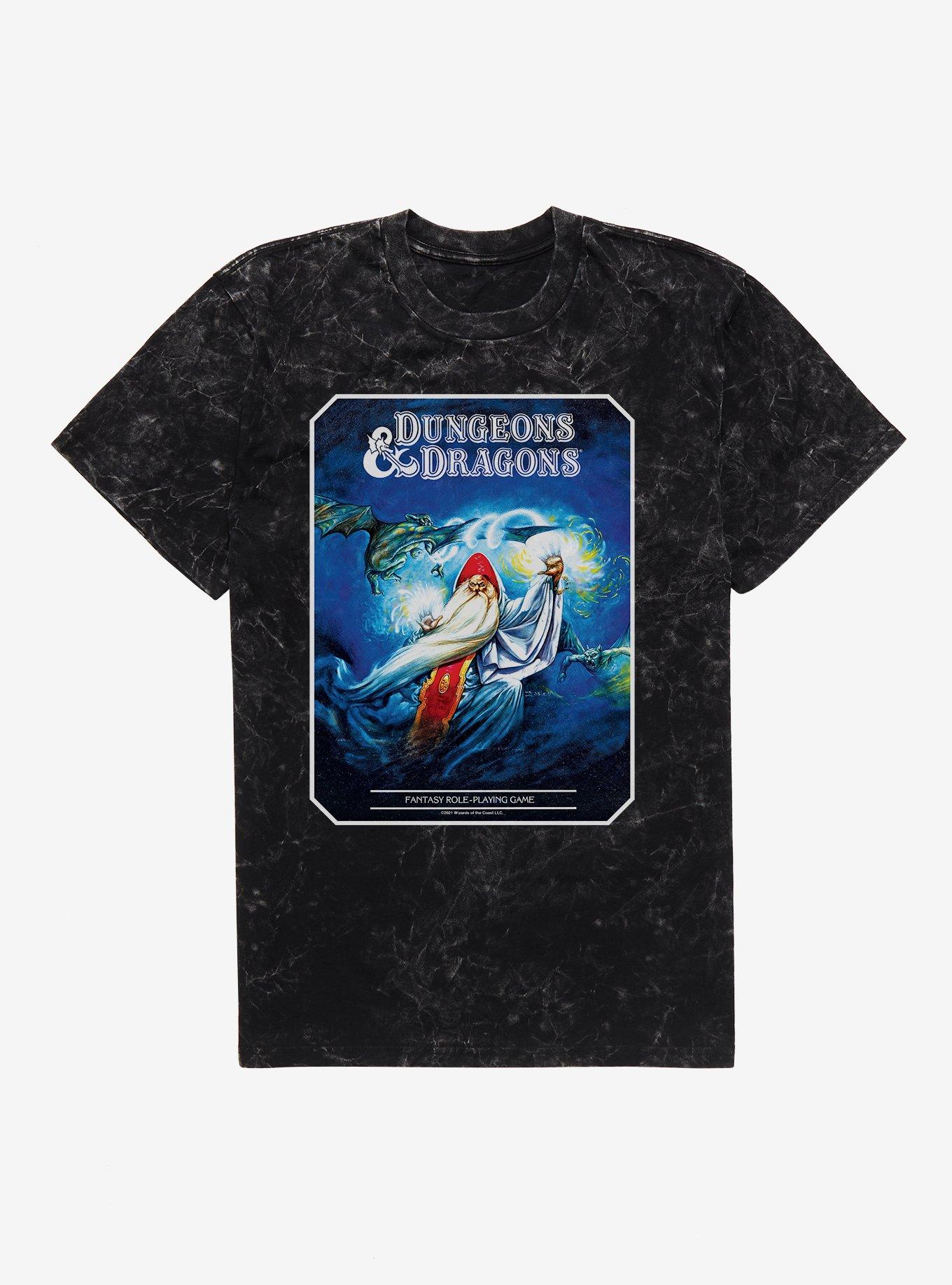 Dungeons & Dragons Wizard Vintage Handbook Mineral Wash T-Shirt
