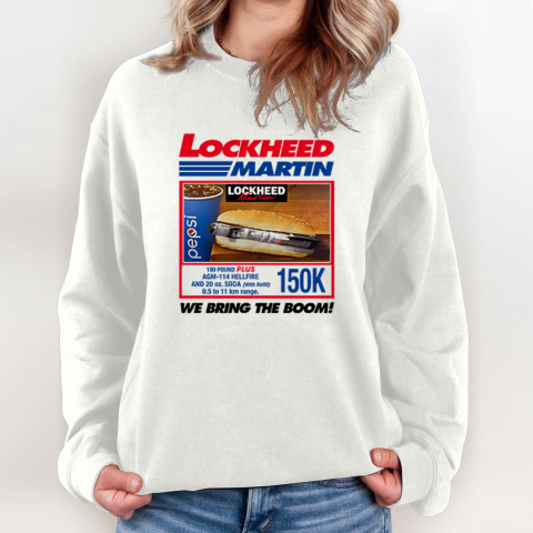 Costco Lockheed Martin We Bring The Boom Sweatshirt