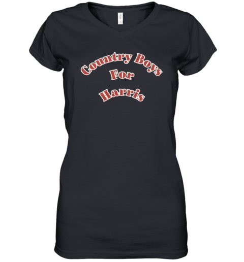 Country Boys For Harris Women039S V Neck T Shirt