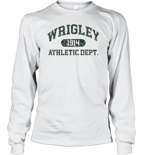 Chicago Cubs Wrigley 1914 Athletic Dept Long Sleeve T Shirt