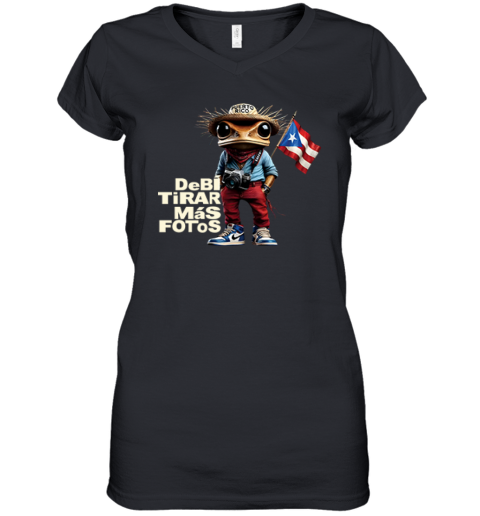 Debi Tirar Ms Fotos Women039S V Neck T Shirt