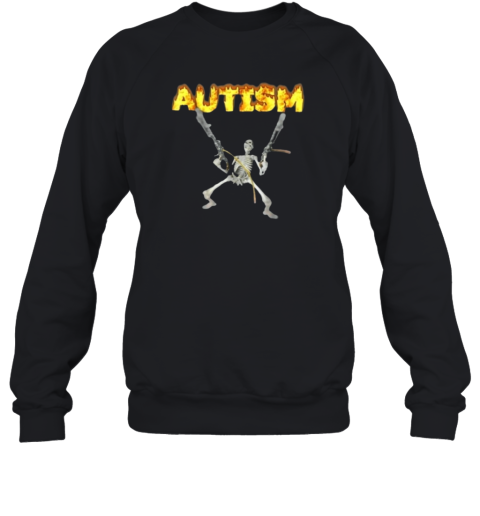 Autism Skeleton Meme Sweatshirt