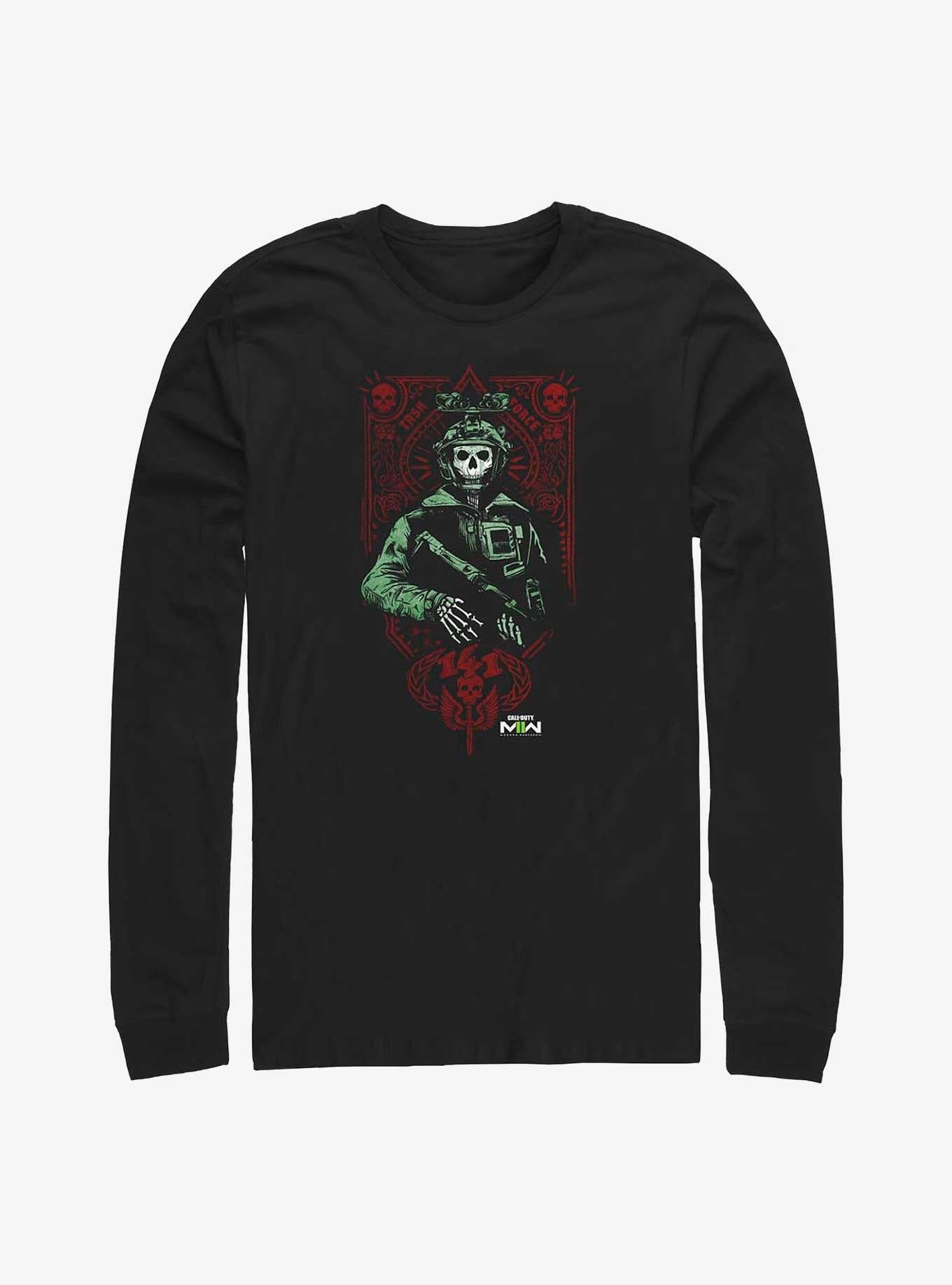 Call Of Duty Cartel Ghost Long Sleeve T-Shirt