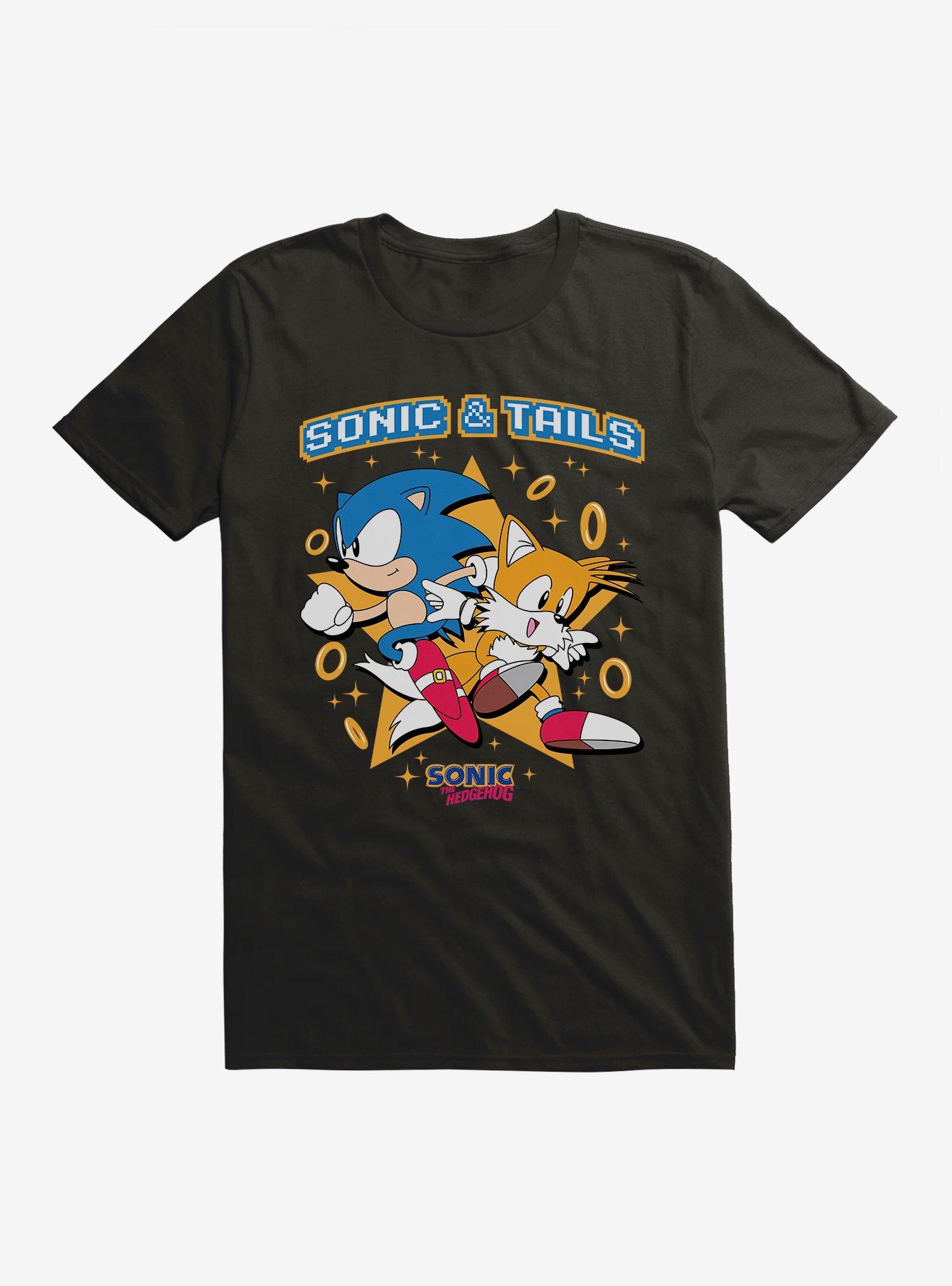 Sonic The Hedgehog Sonic And Tails Rings T-Shirt