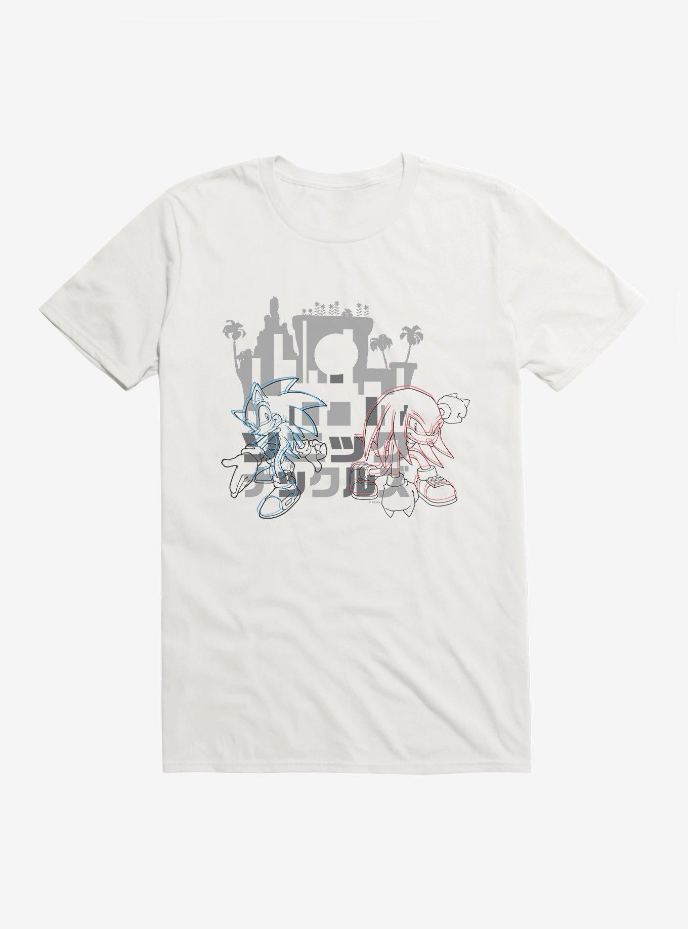 Sonic The Hedgehog Sonic Knuckles Go Time T-Shirt