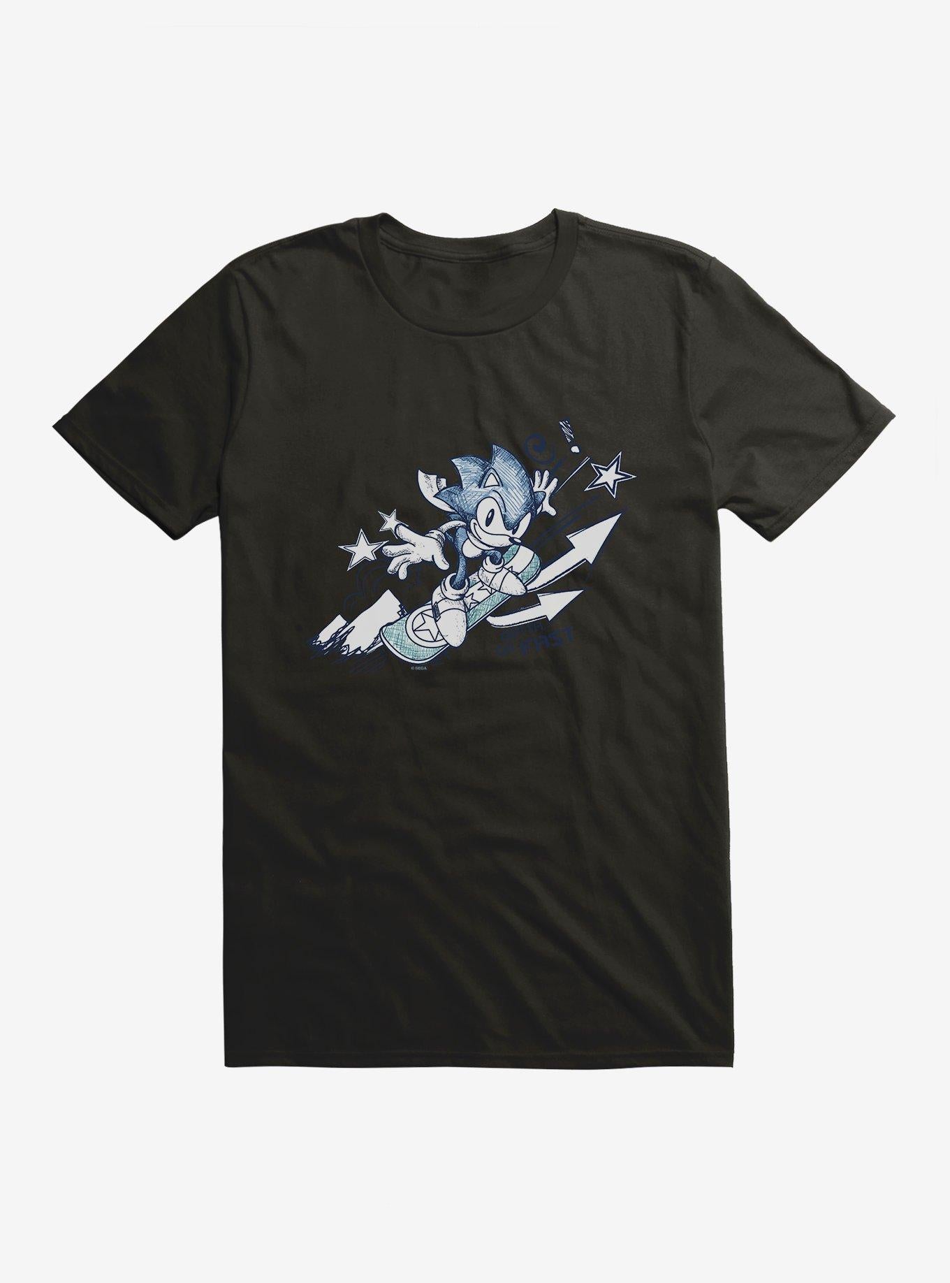 Sonic The Hedgehog Snowboarding Sonic T-Shirt