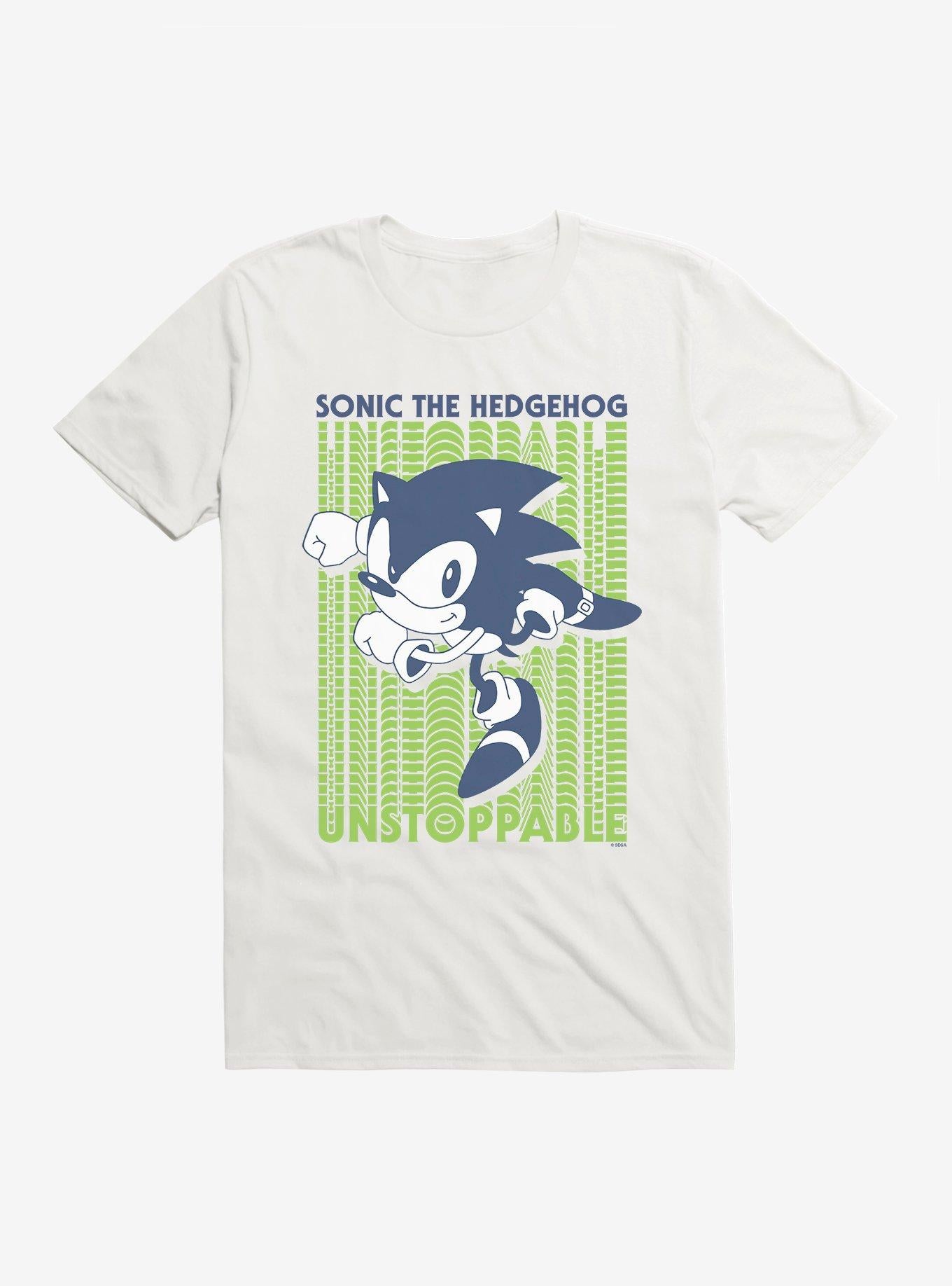 Sonic The Hedgehog Unstoppable Sonic Graphic T-Shirt