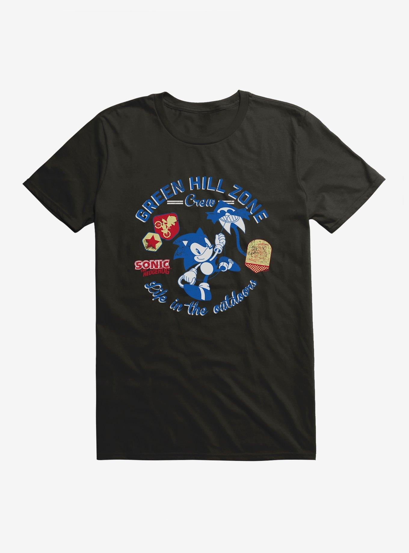 Sonic The Hedgehog Sonic Green Hill Zone Crew T-Shirt