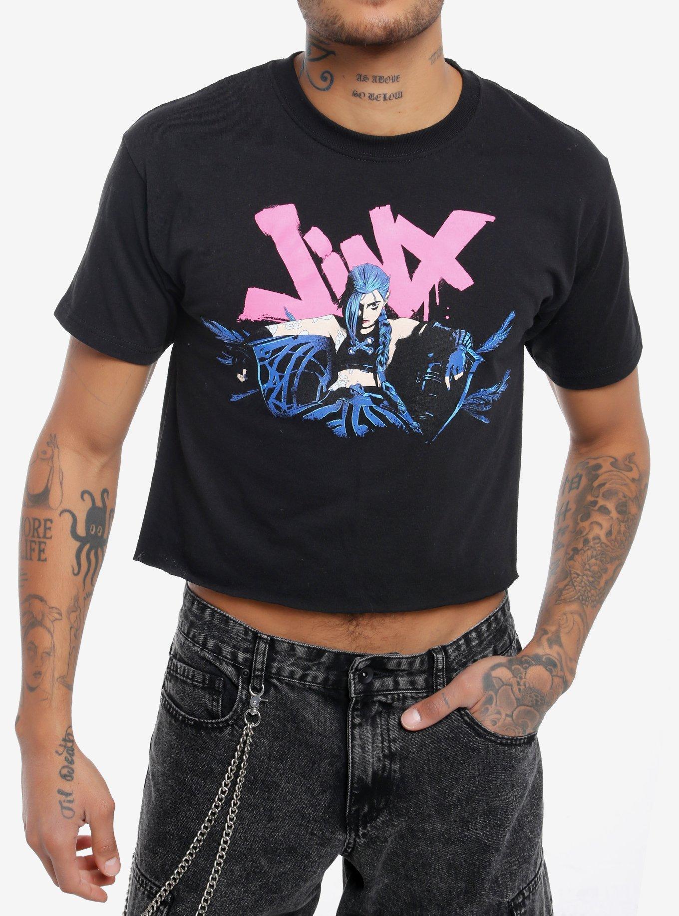 Arcane Jinx Crop TShirt Graphic Tee | Graphic Tee | Unisex Shirt | Perfect Gift For Fans