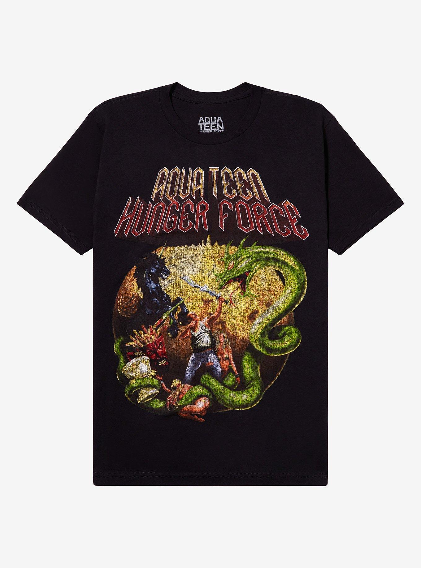 Aqua Teen Hunger Force Metal Poster TShirt Graphic Tee | Graphic Tee | Unisex Shirt | Best-Selling Design