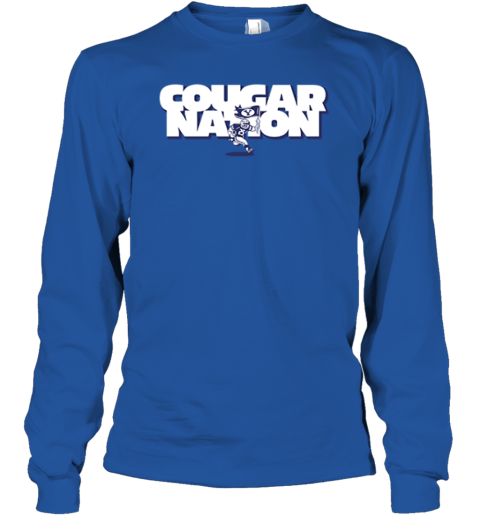 Cougar Nation Byu Long Sleeve T Shirt
