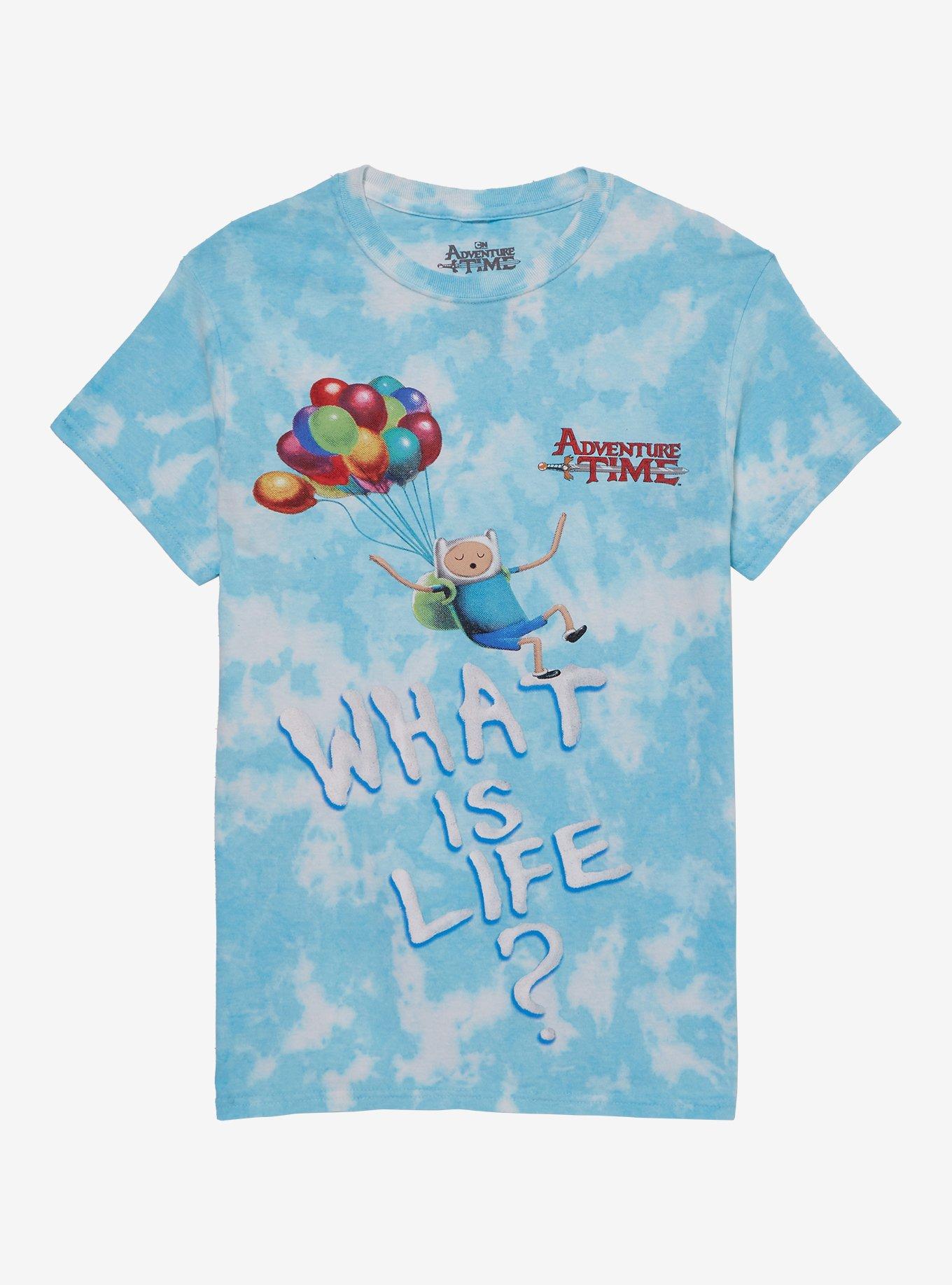 Adventure Time What Is Life Girls TieDye TShirt Graphic Tee | Graphic Tee | Unisex Shirt | Perfect Gift For Fans