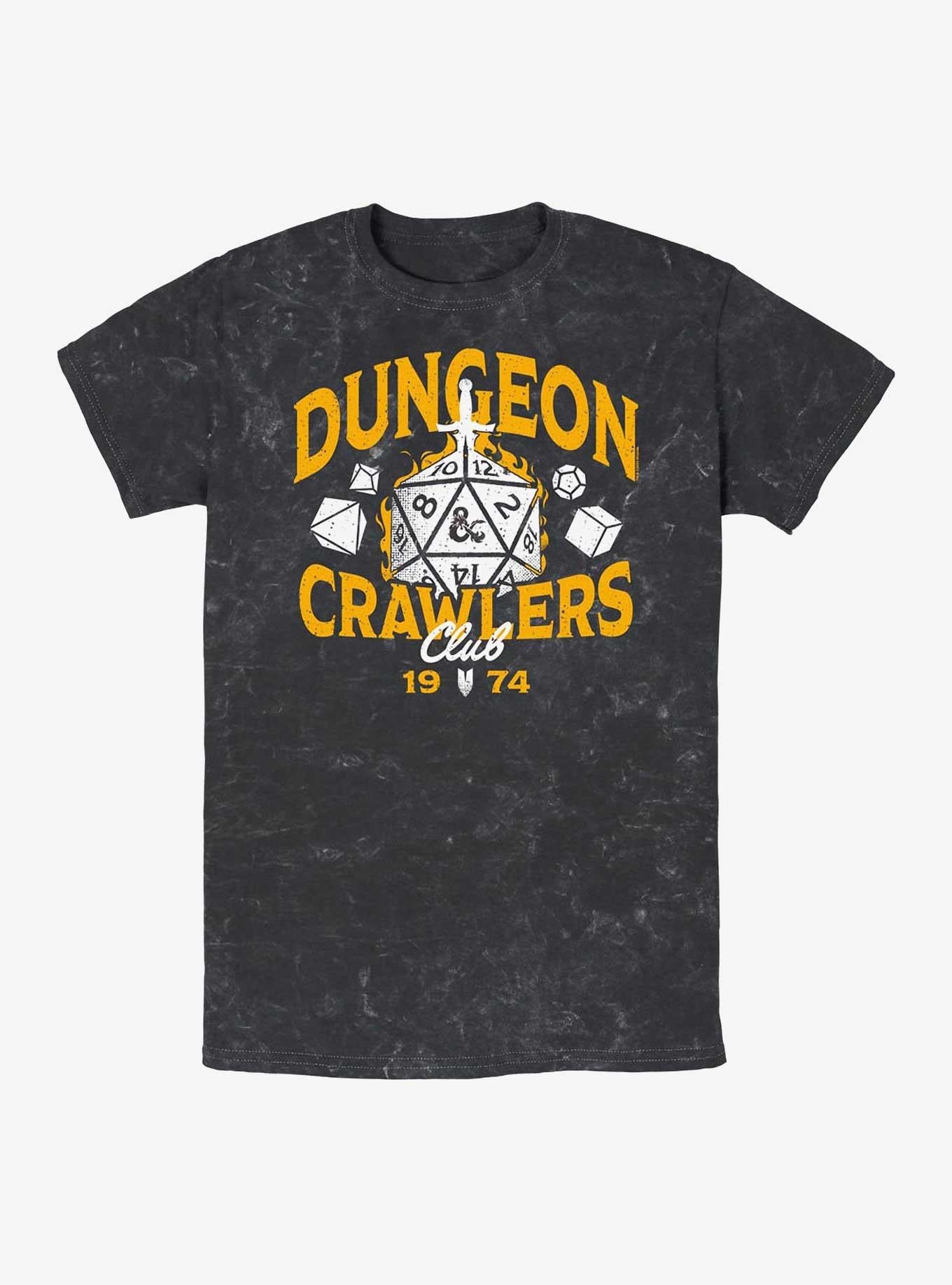 Dungeons & Dragons Dungeon Crawlers Club Mineral Wash T-Shirt