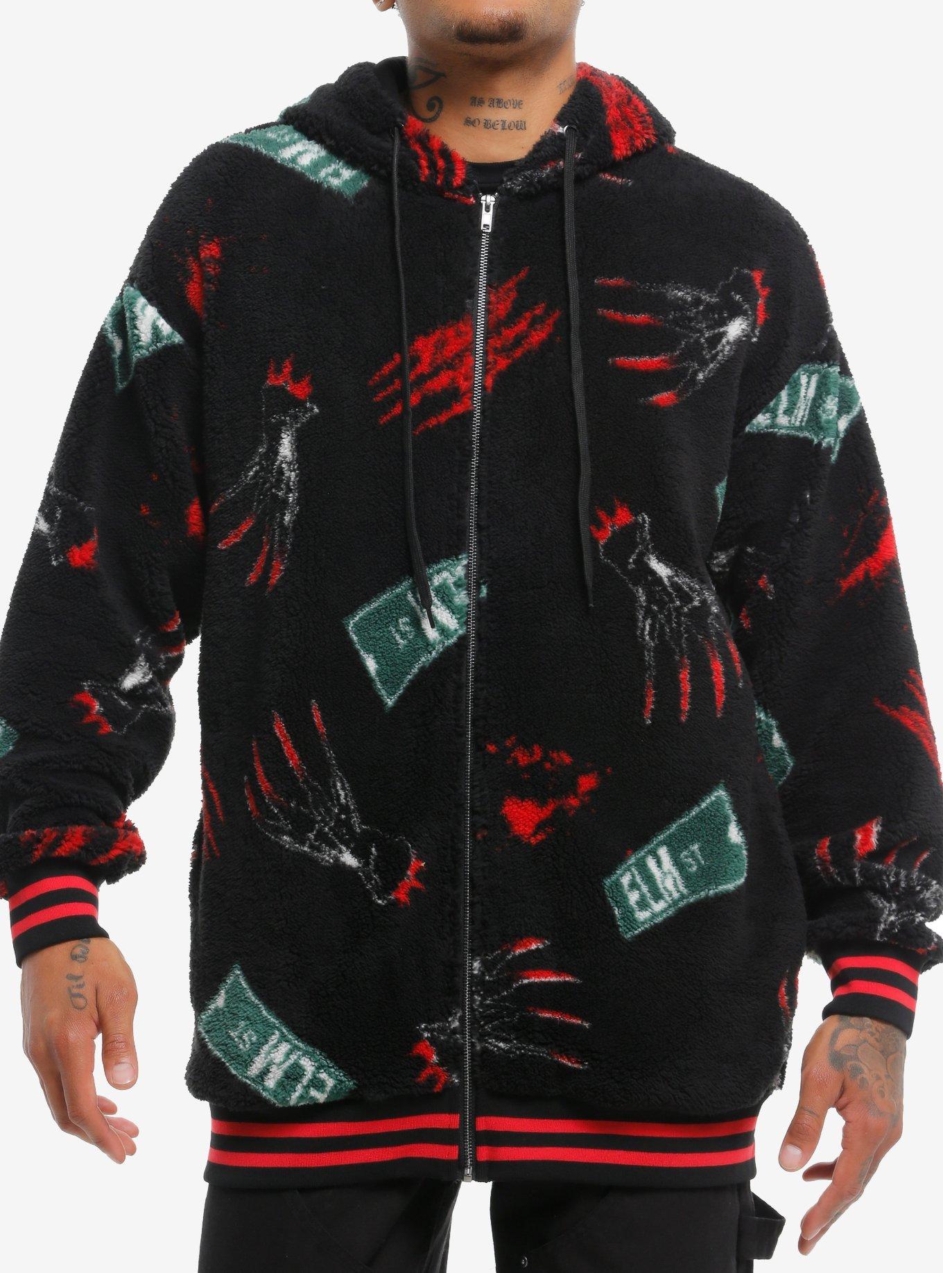 A Nightmare On Elm Street Oversized Fuzzy Hoodie