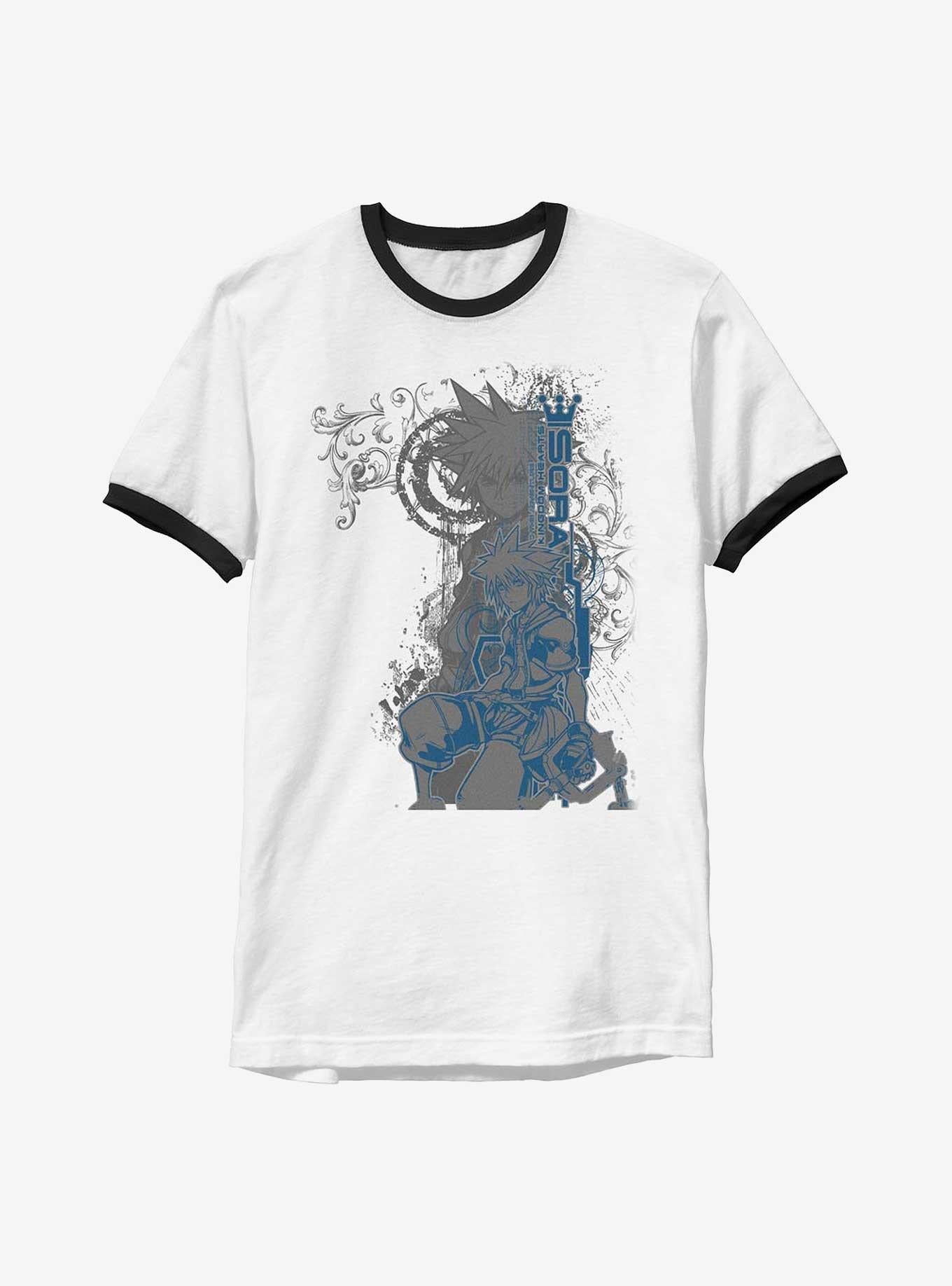 Disney Kingdom Hearts Sora Adventures Ringer T-Shirt