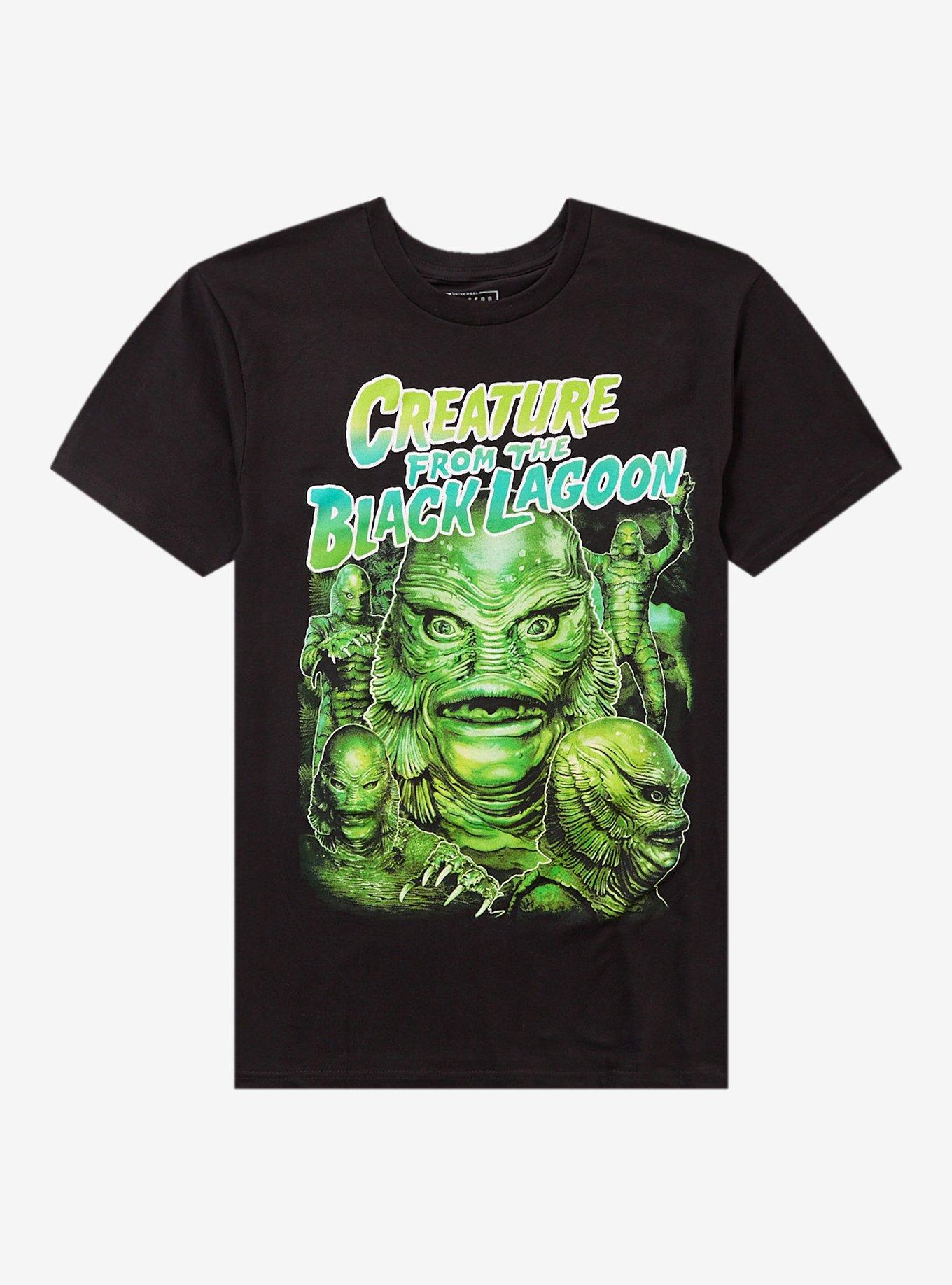 Rock Rebel Universal Monsters Creature From The Black Lagoon Collage T-Shirt