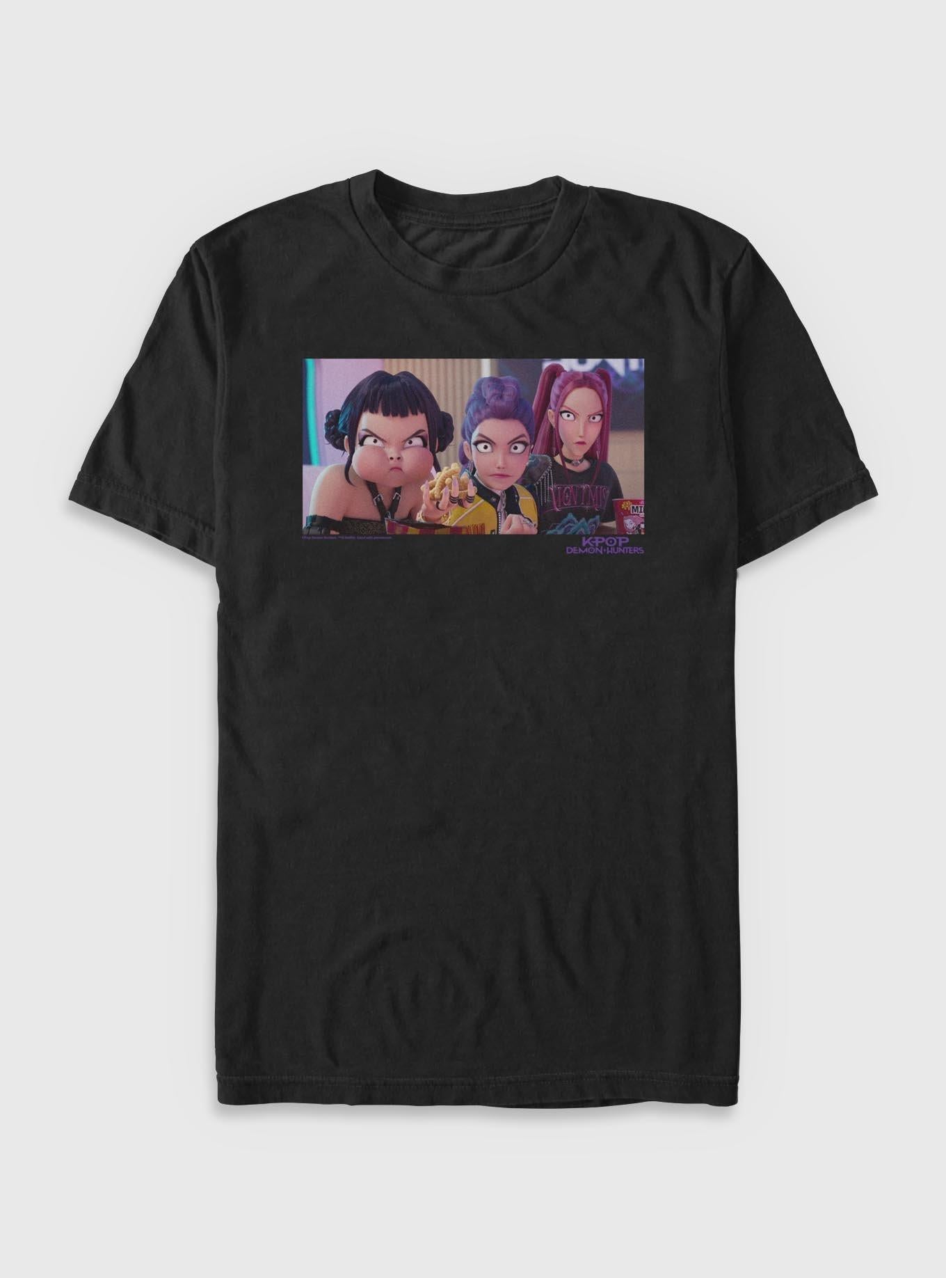 KPop Demon Hunters Huntrix Angry T-Shirt