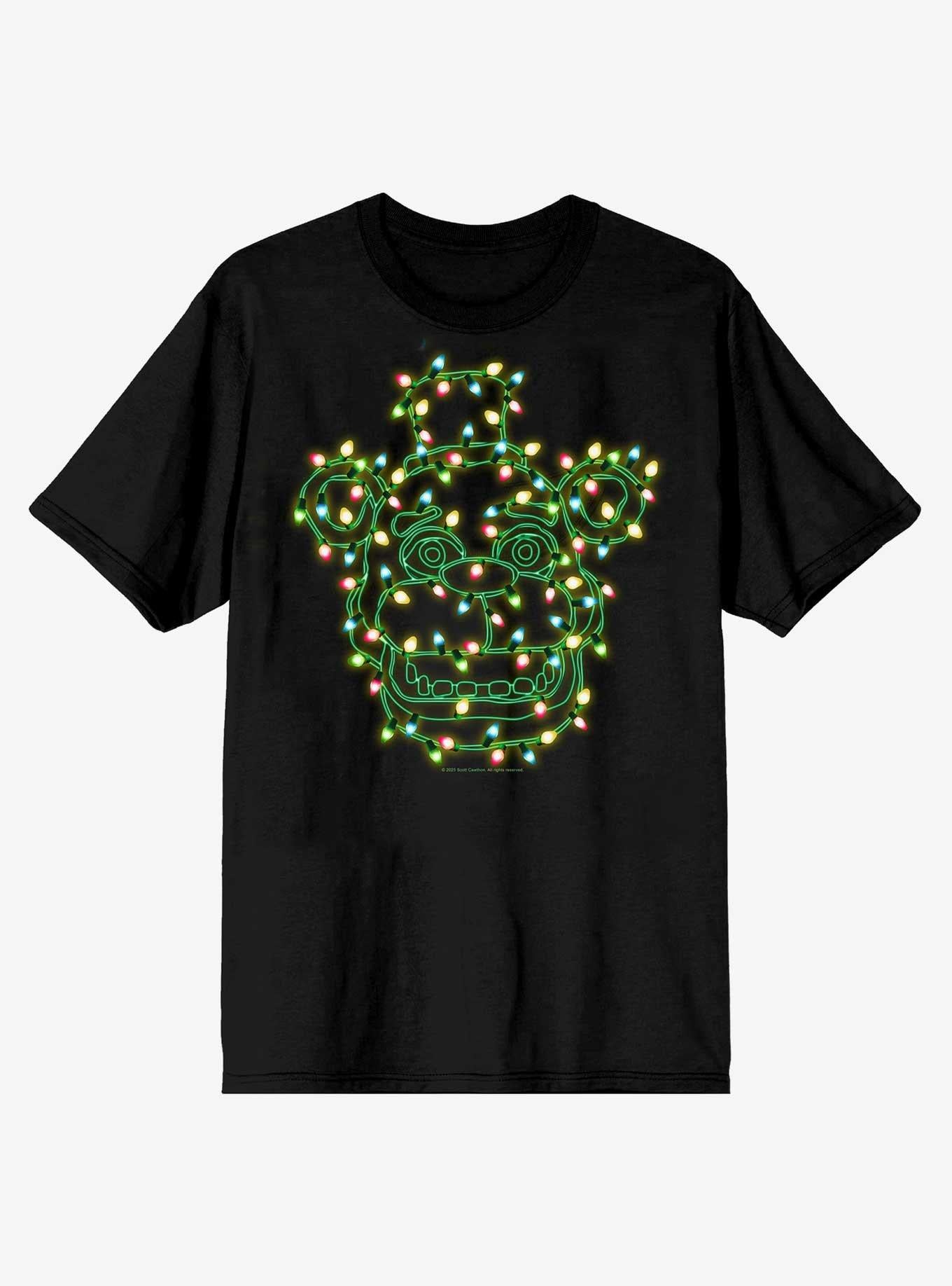 Five Nights At Freddy's Christmas Lights Freddy T-Shirt