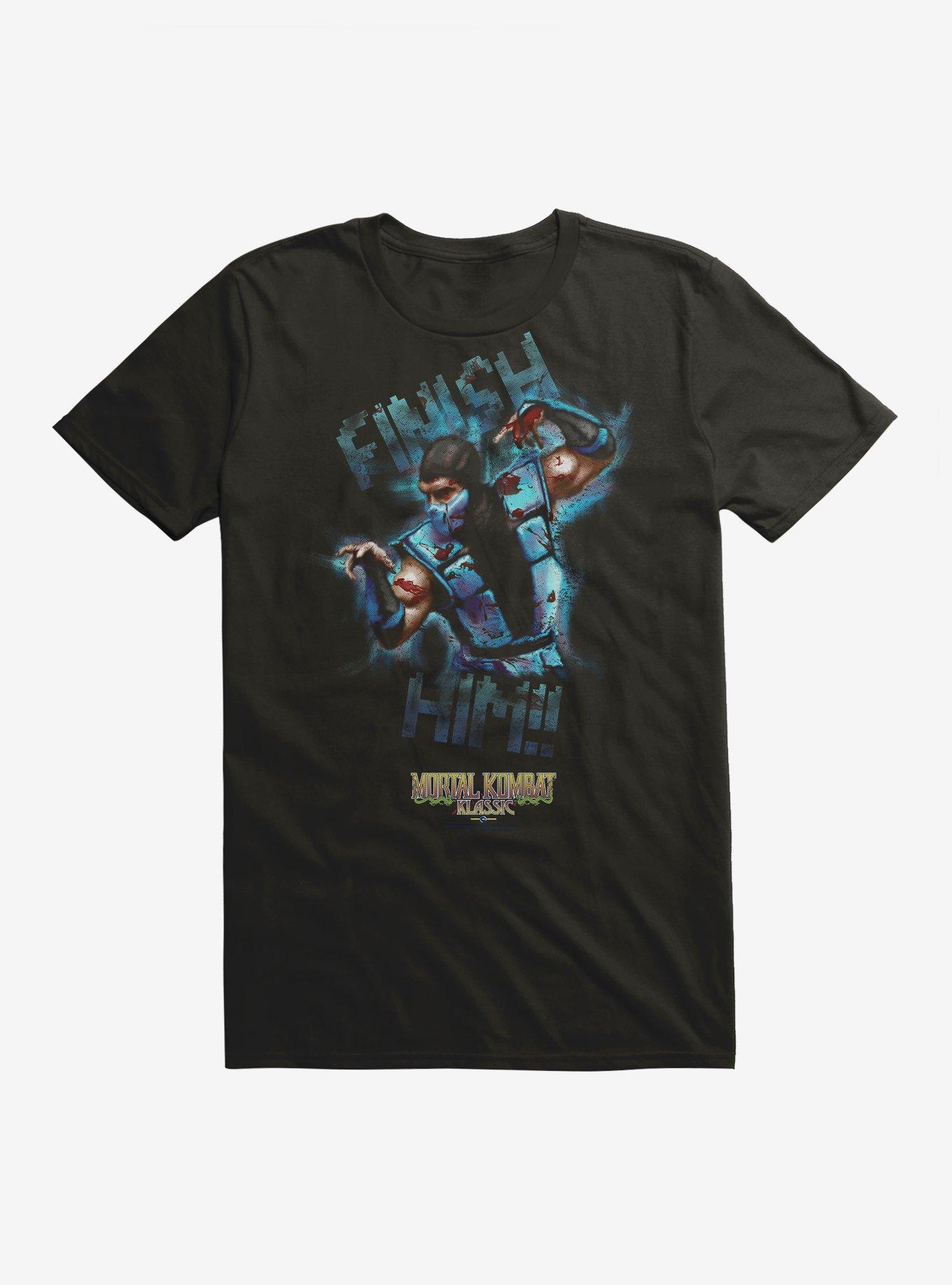 Mortal Kombat Klassic Sub-Zero Finish Him!! T-Shirt