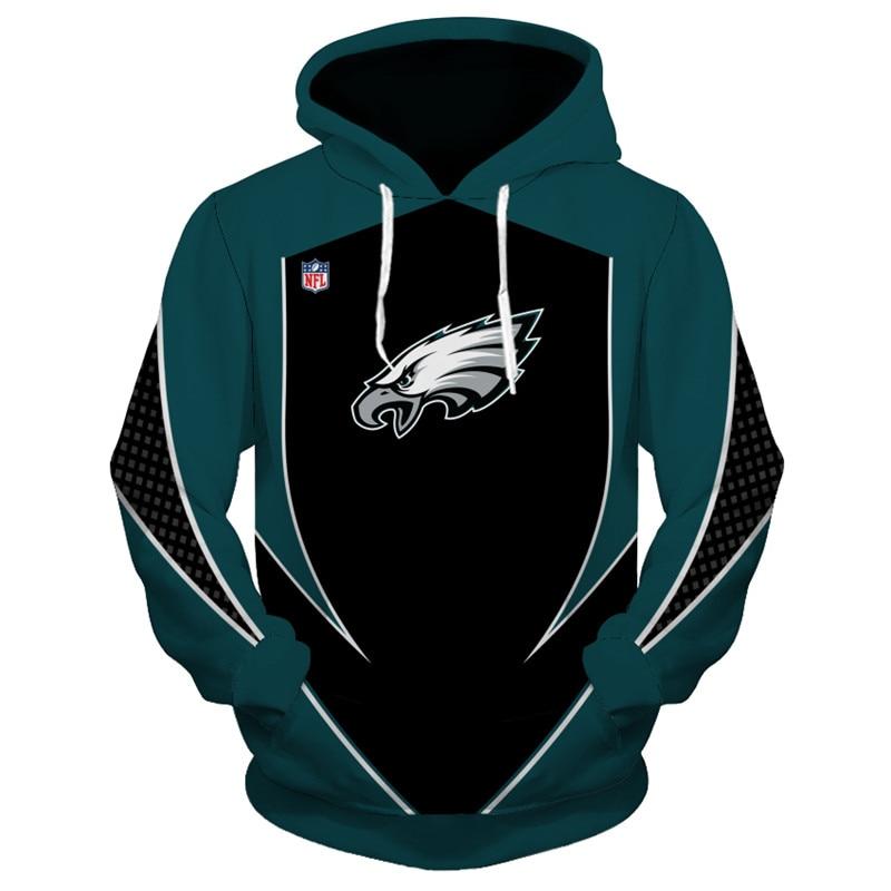 3D Nfl Printed New Design Philadelphia Eagles Hoodie Sweatshirt Custom Pullover