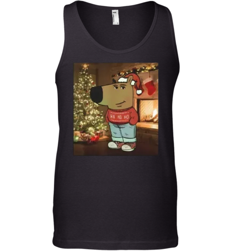 Chill Guy Meme Christmas Costume Tank Top