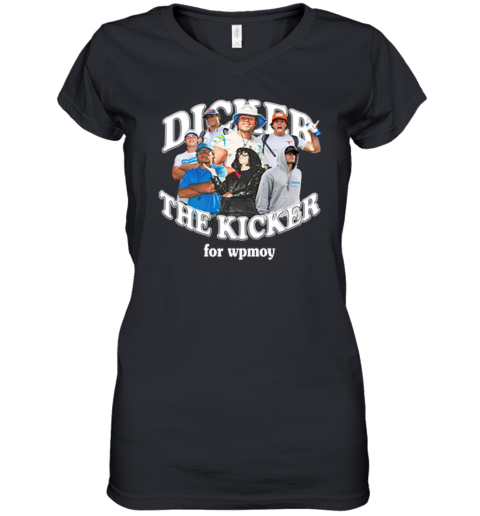 Chargers Dicker The Kicker For Wpmoy Signature Women039S V Neck T Shirt