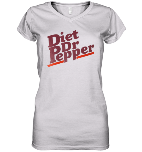 Diet Dr Pepper Women039S V Neck T Shirt