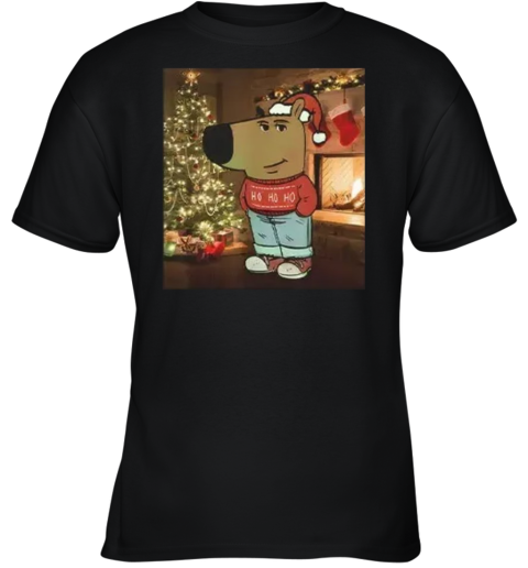 Chill Guy Meme Christmas Costume Youth T Shirt